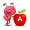 Ant and apple