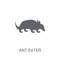 Ant eater icon. Trendy Ant eater logo concept on white background from animals collection