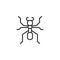 Ant line icon