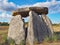 Anta da Vidigueira, a megalithic dolmen in the Alentejo region of Portugal