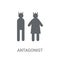 antagonist icon. Trendy antagonist logo concept on white background from Fairy Tale collection