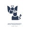 antagonist icon. Trendy flat vector antagonist icon on white background from Fairy Tale collection