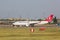 Antalya, Turkey -20 May 2018; International Antalya Airport the passenger plane is getting ready to take off. Antalya Turkey.