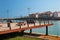 Antalya, Turkey - May 16, 2022: View of Bogacayi river and Konyaalti beach, one of the two main beaches of Antalya, in the western