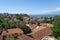 Antalyas Old Town Kaleici with its Famous Red Roofs, and the Mediteranian Ocean