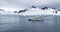 Antarctic- January 25, 2020- A  cruise ship in the antactic.