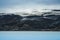 Antarctic mountainous landscape,