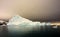 Antarctic Sunset with Iceberg