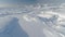Antarctica aerial majestic landscape drone view
