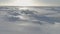 Antarctica aerial morning sunrise landscape view