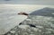 Antarctica Argentinian Irizar Icebreaker breaks the ice shelf