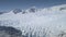 Antarctica glacier coast mountain landscape aerial