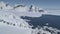 Antarctica glacier coastline landscape aerial