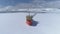 Antarctica icebreaker vessel front aerial view