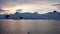 Antarctica Landscape At sunset