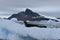 Antarctica, A leopard seal on an iceberg