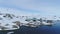 Antarctica Peninsula Vernadsky Station Aerial View
