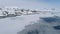Antarctica vernadsky polar station aerial view