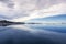 Antarctican Skyline reflected in the ice cold water