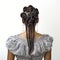Antebellum Gothic: A Woman\\\'s Braid In The Style Of Harlem Renaissance