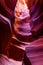 Antelope Canyon in the Navajo Reservation Page Northern Arizona. Famous slot canyon.