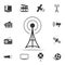 antena icon. Detailed set icons of Media element icon. Premium quality graphic design. One of the collection icons for websites, w