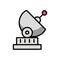 Antena satellite communication isolated icon