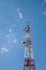 Antena tower on blue sky