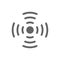 Antena wifi line icon.