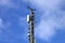 Antenna cellular cellular telephone tower and communications system wi