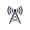 Antenna icon cellular tower symbol