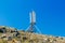 Antenna mobile communication on the top mountain..