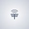 Antenna, network, vector best flat icon