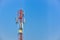 Antenna red- white Telephone Signal tower