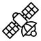 Antenna satellite icon, outline style