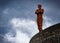 Anthony Gormley Statue on the Martello Tower at Aldeburgh