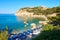 Anthony Quinn Bay, secluded beach on the island of Rhodes. Greece