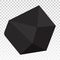 Anthracite coal fossil fuels flat vector icon for apps and websites