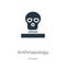 Anthropology icon vector. Trendy flat anthropology icon from museum collection isolated on white background. Vector illustration