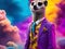 Anthropomorphic meerkat dressed in a suit like a businessman.