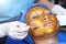 Anti Aging Facial with Golden Mask Cream massage