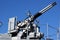 Anti Aircraft Turret Defense Guns on a Navy Ship