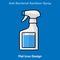 Anti-Bacterial Sanitizer Spray, Hand Sanitizer Dispenser, infection control concept. Sanitizer to prevent colds, virus, Coronaviru