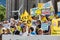 Anti Coal Seam Gas Protesters March onto Parliament House