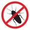 Anti-cockroach Prohibition Signs