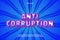 Anti corruption day editable text effect 3 dimension emboss comic style