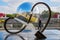 Anti gravitation sculpture at the Cite des Sciences et de l Industrie in the Parc de la Villette, Paris, France