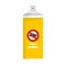 Anti insects spray icon, flat style