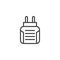 Anti mosquito fumigator line icon