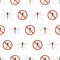 Anti mosquito seamless pattern